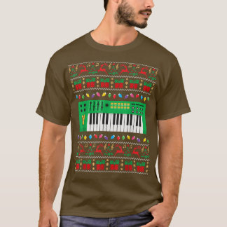 Clavier de musique laide de Noël Sweat lumières