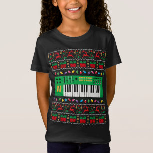 Clavier de musique laide de Noël Sweat lumières