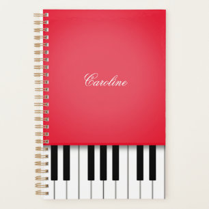 Clavier de piano rouge cerise Musique personnalisé