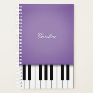 Clavier de piano violet Musique personnalisée