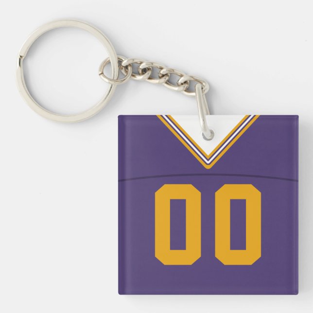 Clavier Jersey Personnalisable, Crosse De Football (Devant)