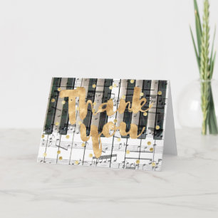 clavier piano golden merci calligraphie