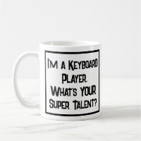 Clavier Player Super Talent. Café Mug