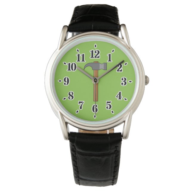 Claw Hammer Cartoon Armbanduhr (Vorderseite)