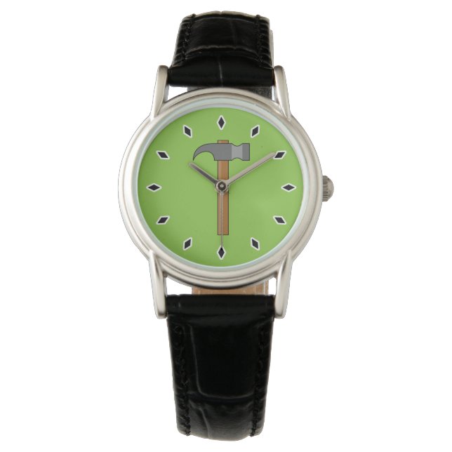 Claw Hammer Cartoon Armbanduhr (Vorderseite)