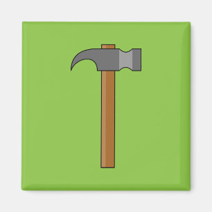 Claw Hammer Cartoon Magnet