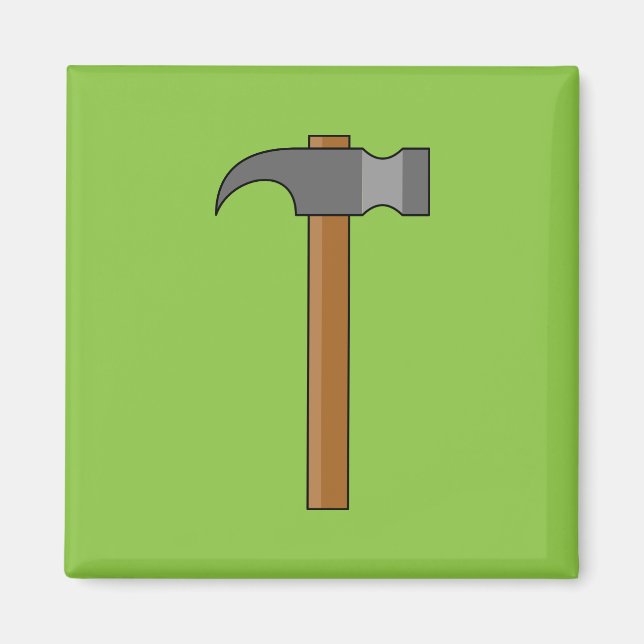Claw Hammer Cartoon Magnet (Vorne)