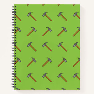 Claw Hammer Cartoon Notizbuch