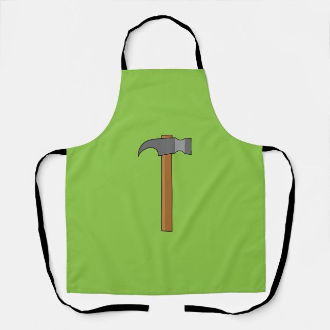 Claw Hammer Cartoon Schürze (Vorderseite)