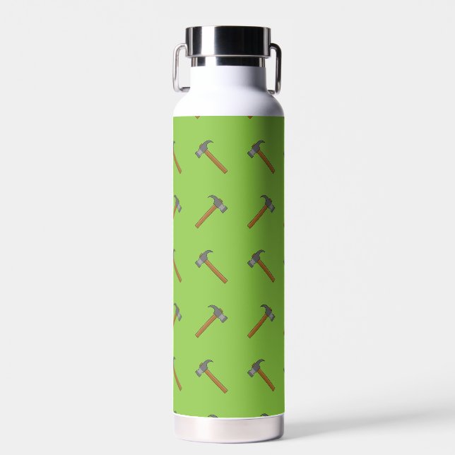 Claw Hammer Cartoon Trinkflasche (Vorne)