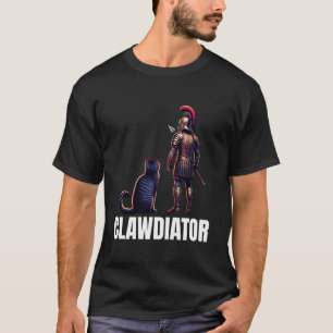 Clawdiator Gladiator Katze T-Shirt