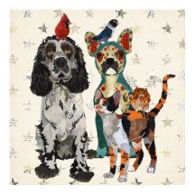 CLAWS, PAWS & FEATHERS Poster