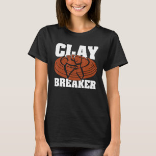 Clay Breaker Tontaube Shooting Sport Ziel Cla T-Shirt