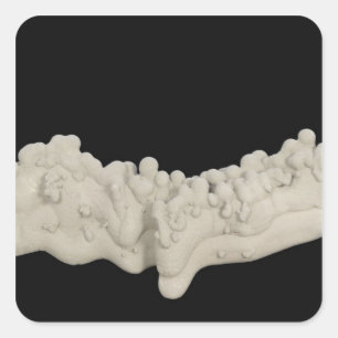 Clay Concretion Quadratischer Aufkleber
