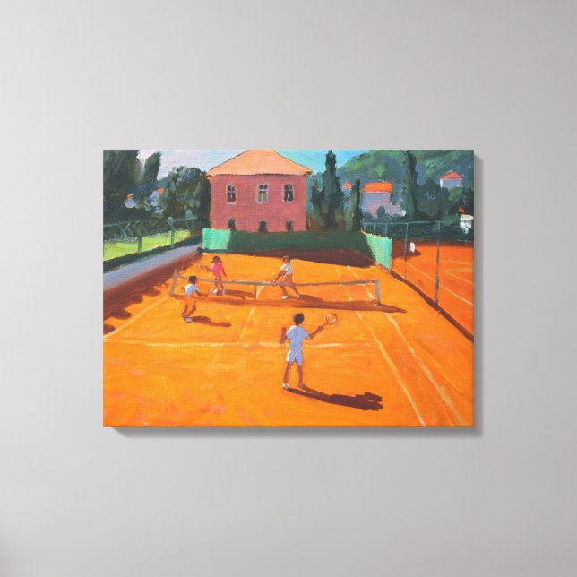 Clay Court Tennis Lapad Kroatien 2012 Leinwanddruck (Vorderseite)
