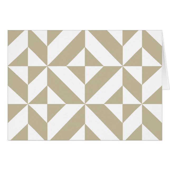 Clay Geometric Deco Cube Pattern (Devant horizontal)