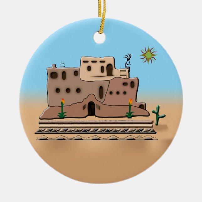 Clay House Keramik Ornament (Vorne)