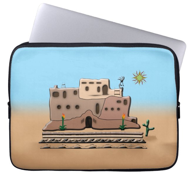 Clay House Laptopschutzhülle (Vorderseite)