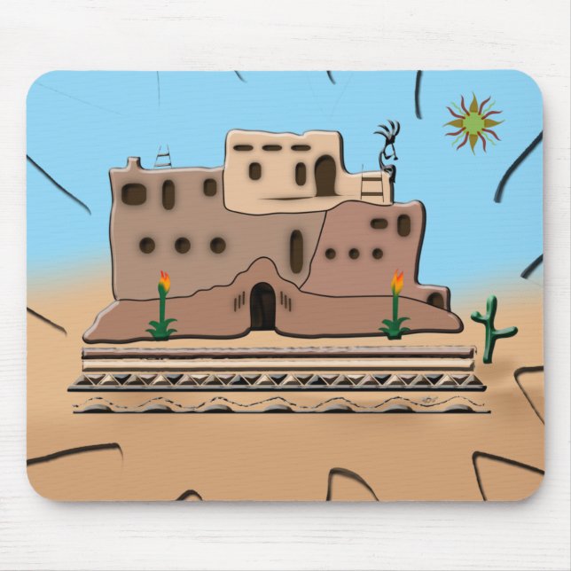Clay House Mousepad (Vorne)