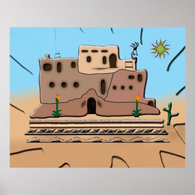 Clay House Poster (Vorne)