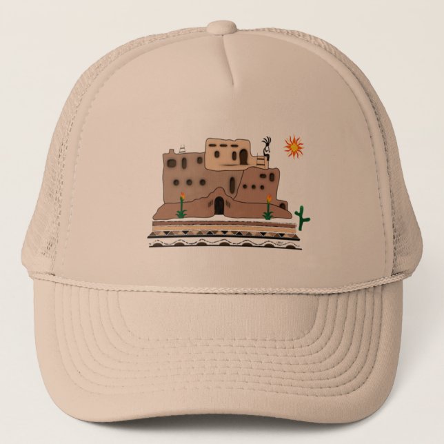Clay House Truckerkappe (Vorderseite)