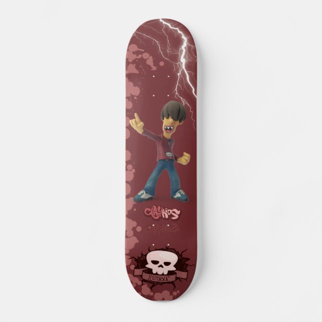 Clay Kids - Skateboard Robbie (Vorderseite)