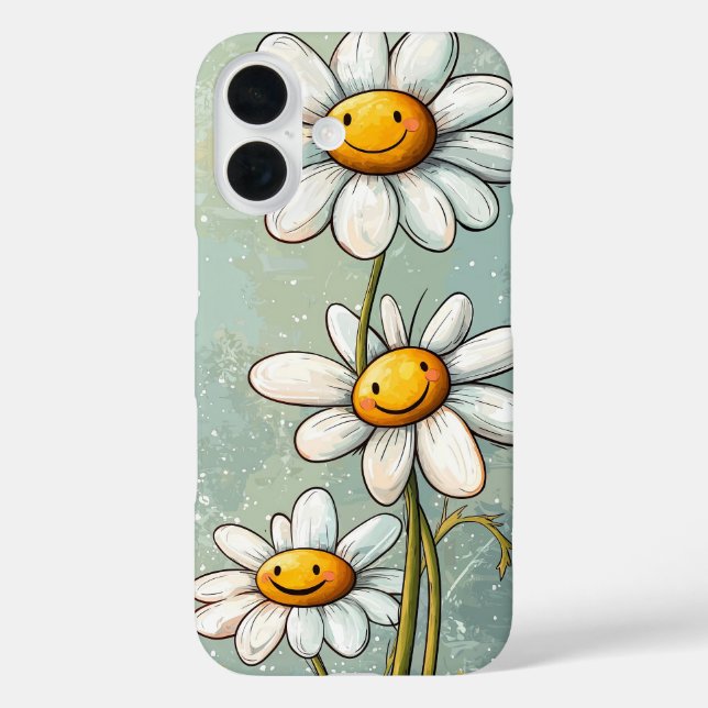 Clay Petal Weave iPhone 16 Hülle (Rückseite)