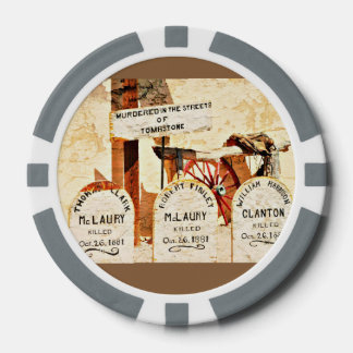 Clay-Poker-Chips "Grabstein" Pokerchips