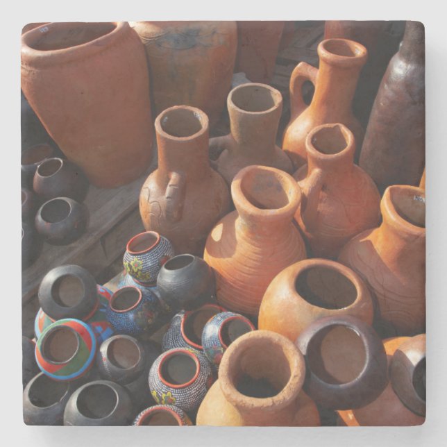 Clay Pots, Hazyview, Mpumalanga, Südafrika Steinuntersetzer (Vorderseite)