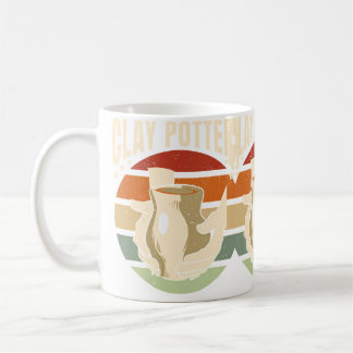 Clay Pottery Retro Kaffeetasse
