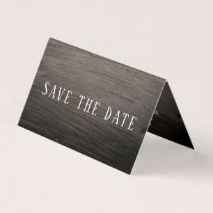 Clay-Slab-Effekt, Foto-Save the Date-Karte Visitenkarten