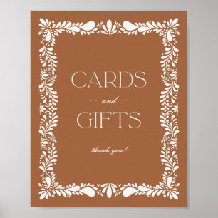 Clay Talavera Tile Spanische Karten und Geschenkze Poster