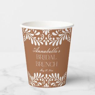 Clay Talavera Tile Spanish Fiesta Bridal Brunch Pappbecher