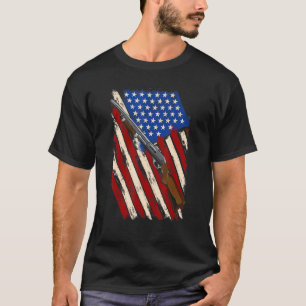Clay-Tauben-Shooting - Jagen - American-USA-Shot T-Shirt