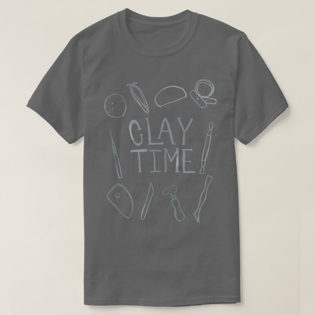 Clay Time T-Shirt (Design vorne)
