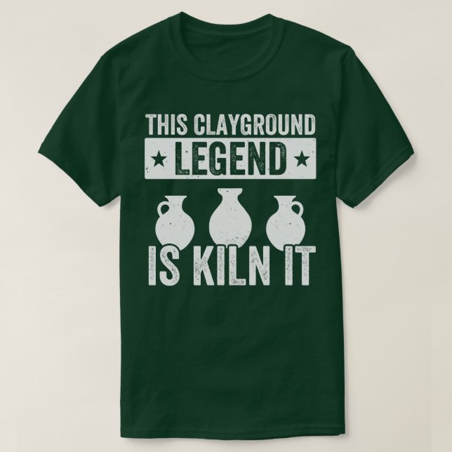 ClaygroundFunny Pottery Clay T-Shirt (Design vorne)