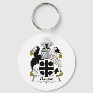 Clayton Familienwappen Schlüsselanhänger
