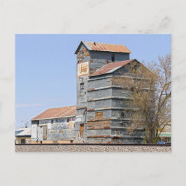 Clayton, New Mexico, Getreidemühle und Aufzug Postkarte