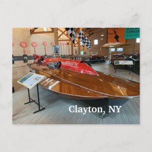 Clayton NY Postkarte