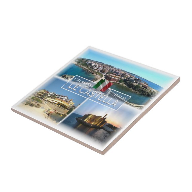 CLB009 LE CASTELLA, Kalabrien, Italien Fliese (Seite)