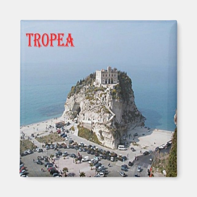 CLB020 TROPEA, Kalabrien, Italien, Kühlschrank Magnet (Vorne)