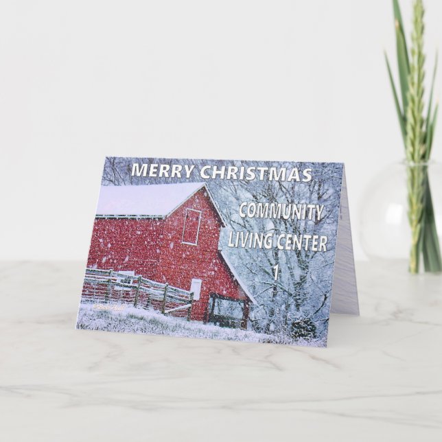 CLC 1 Weihnachtskarte Feiertagskarte (Vorderseite)