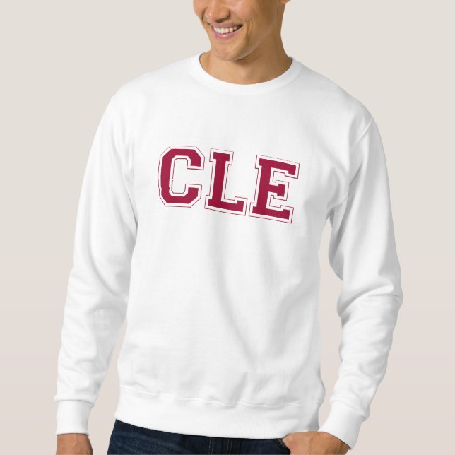 CLE (Cleveland) Sweatshirt (Vorderseite)