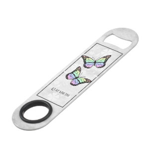 Clé de barre personnalisée pour papillon arc-en-ci