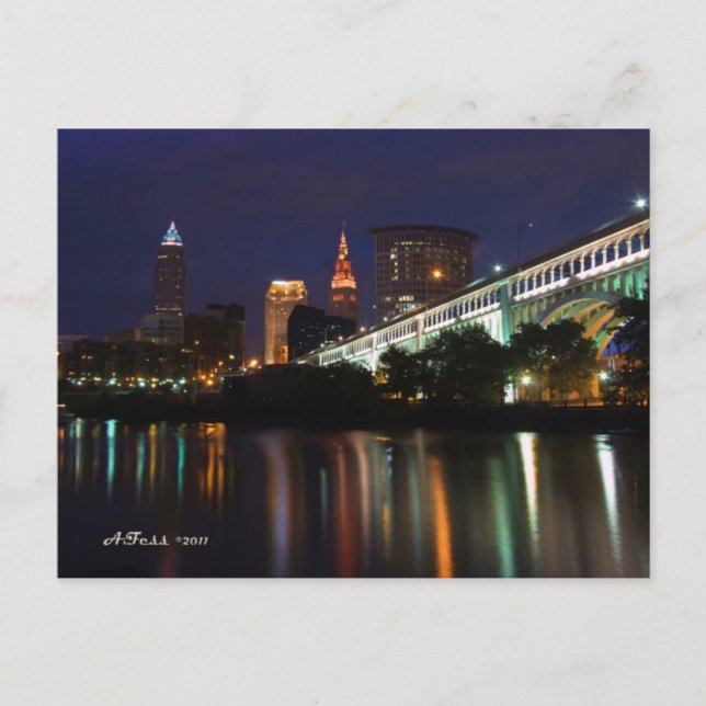 Clé de carte postale et Skyline (Devant)