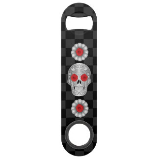 Clé de la barre Chrome Calavera (Rose rouge)