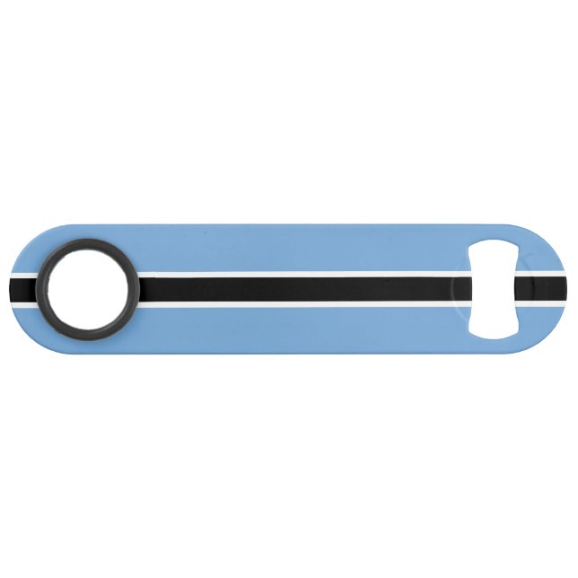 Clé de la barre du drapeau du Botswana patriotique (Devant (Horizontal))
