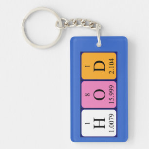 Clé de mot du tableau périodique HoD