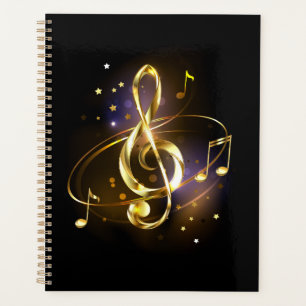 Clé de Sol en Or Musique