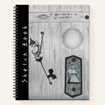 Clé du carnet de croquis du bonheur